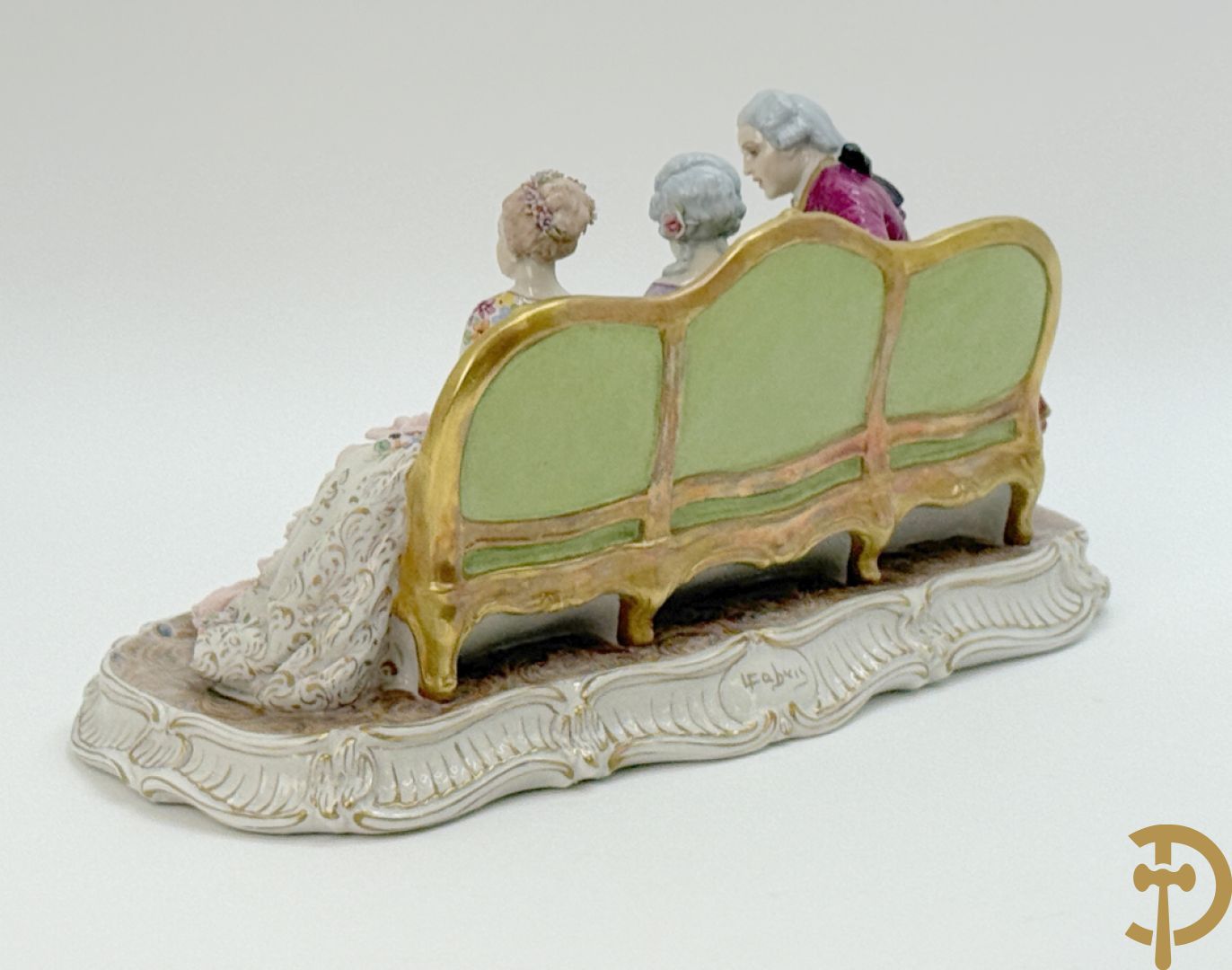 Italiaanse porseleinen groep 