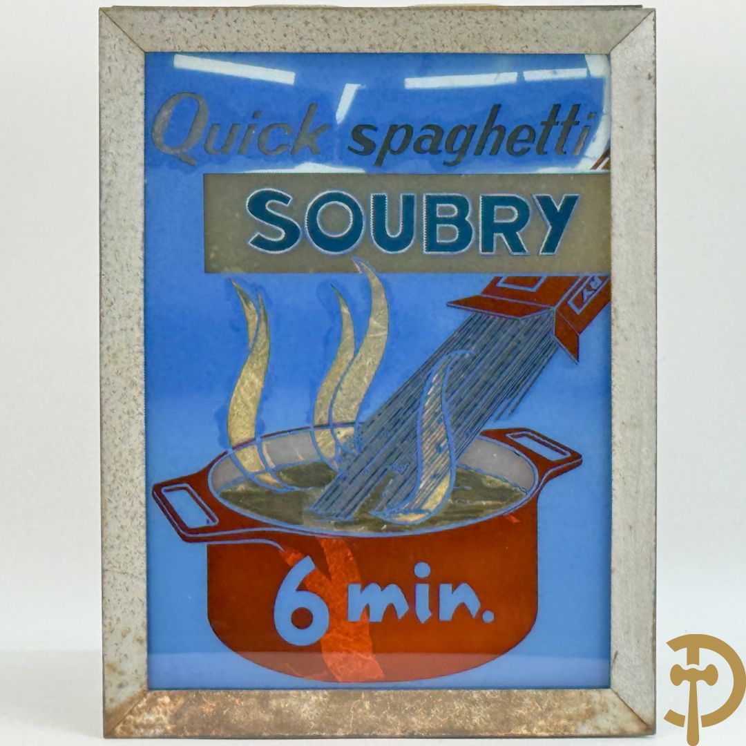 Publiciteit van Soubry Quick spaghetti met verlichting