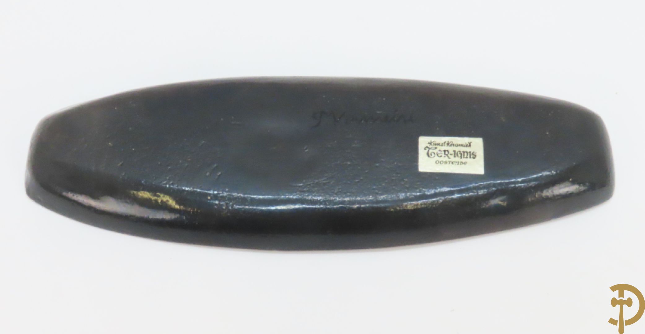 Vier keramieken vintage schalen