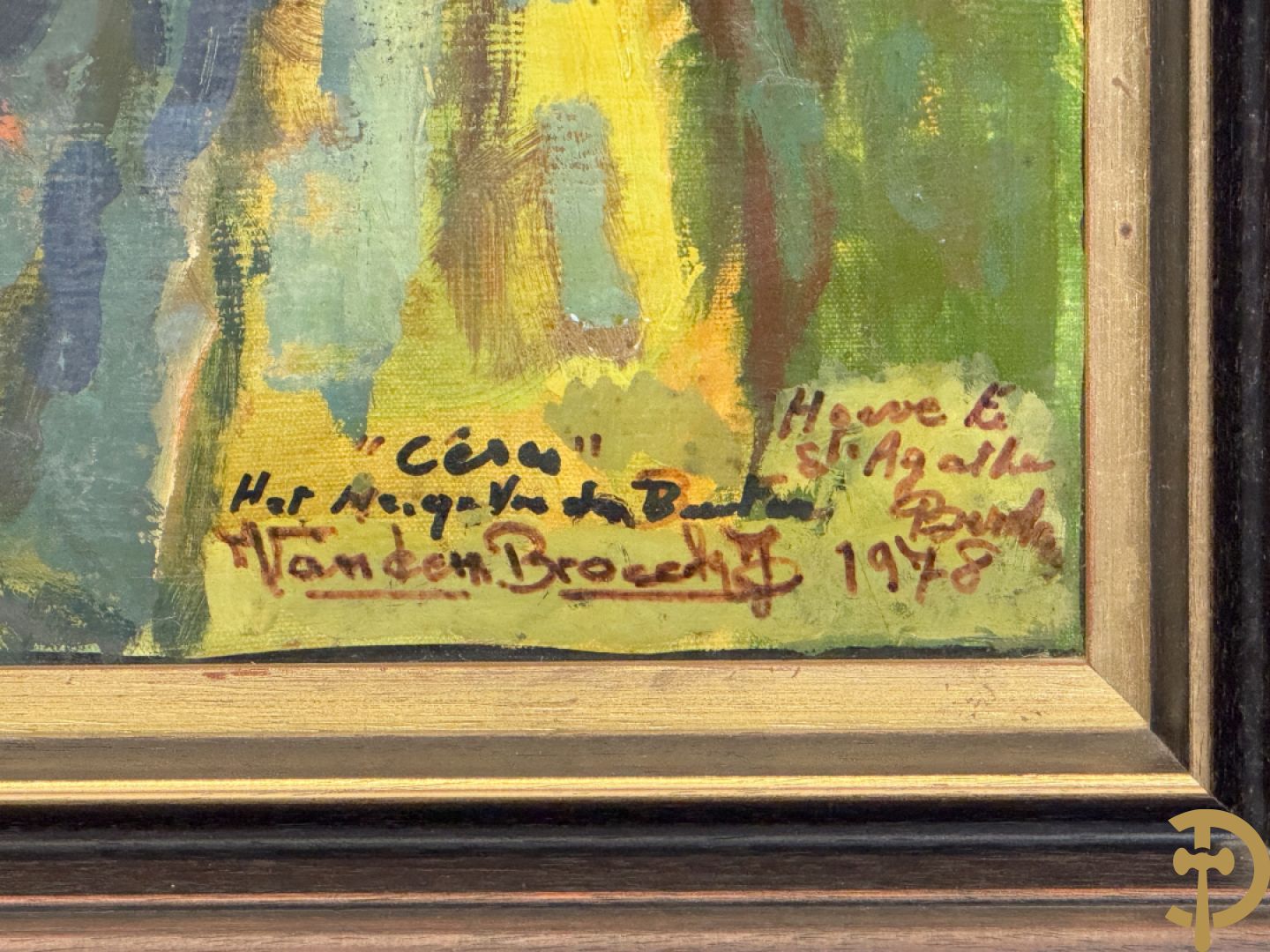 VAN DEN BROECK J.P. getekend 1978 