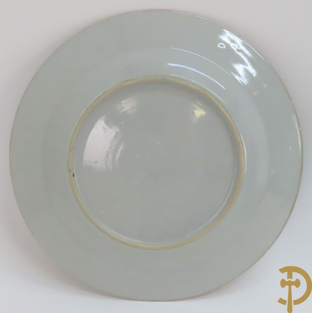 Lot Chinese porseleinen bordjes w.o. Famille rose en Kanton