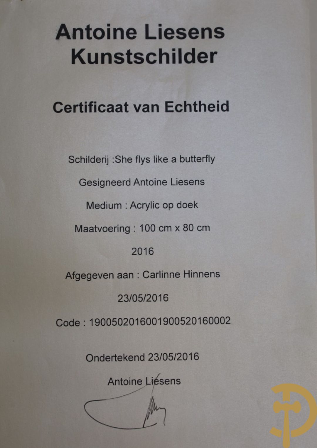 LIESENS Antoine get. 