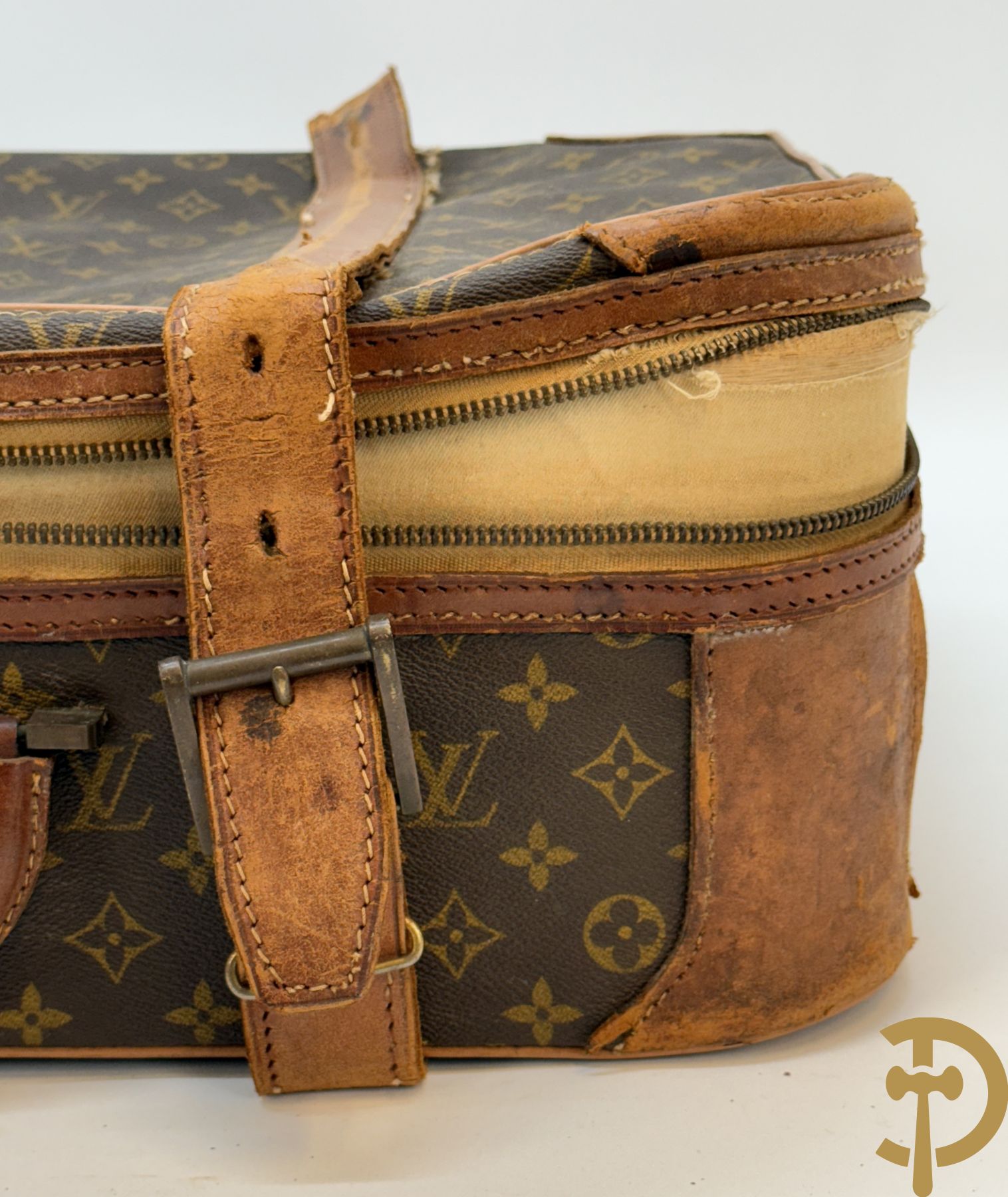 Lederen valies Louis Vuitton