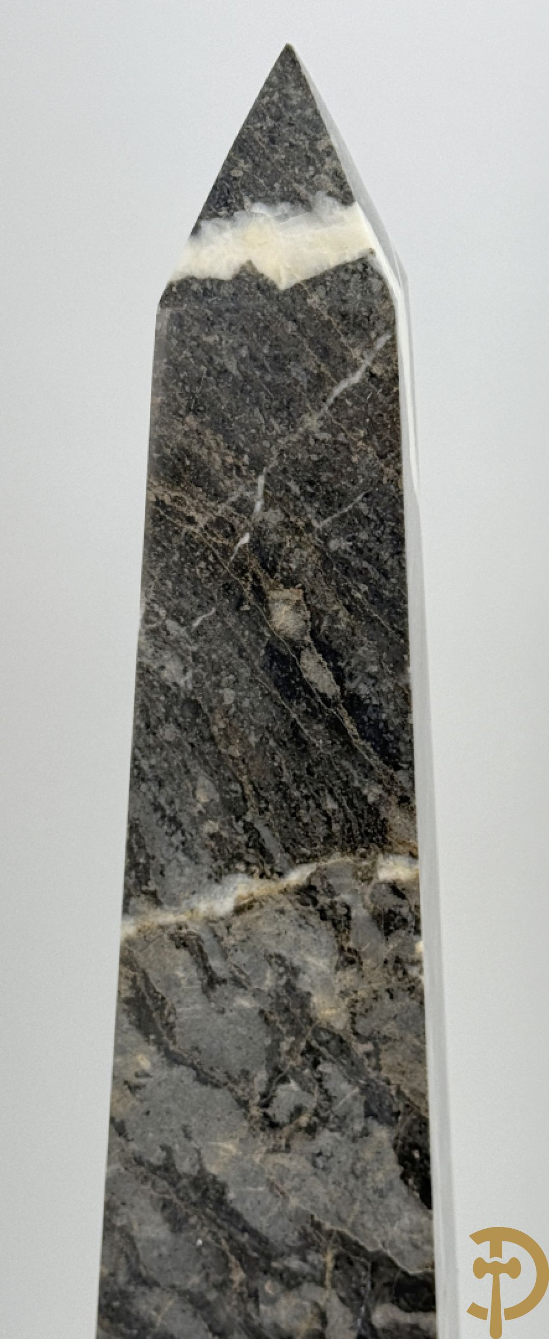 Paar marmeren obelisken