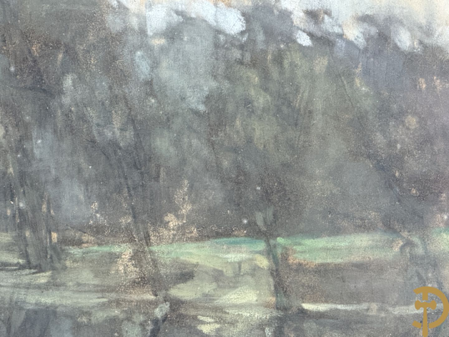 VAN HOLST G. getekend 