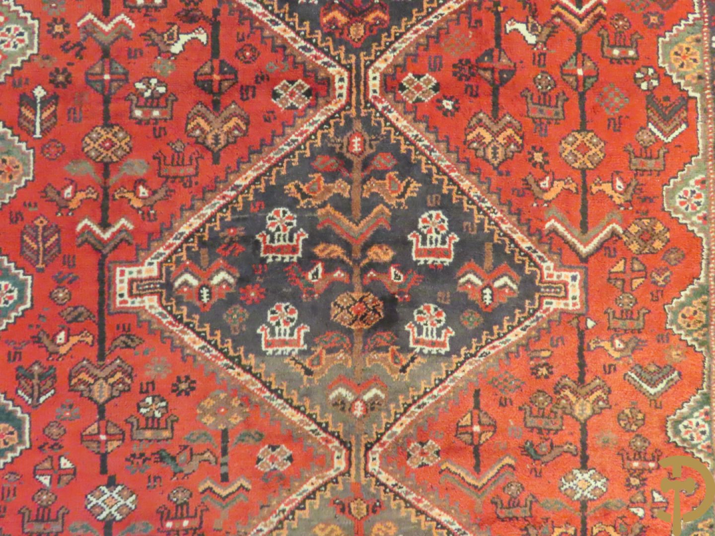 Oosters handgeknoopt tapijt Shiraz