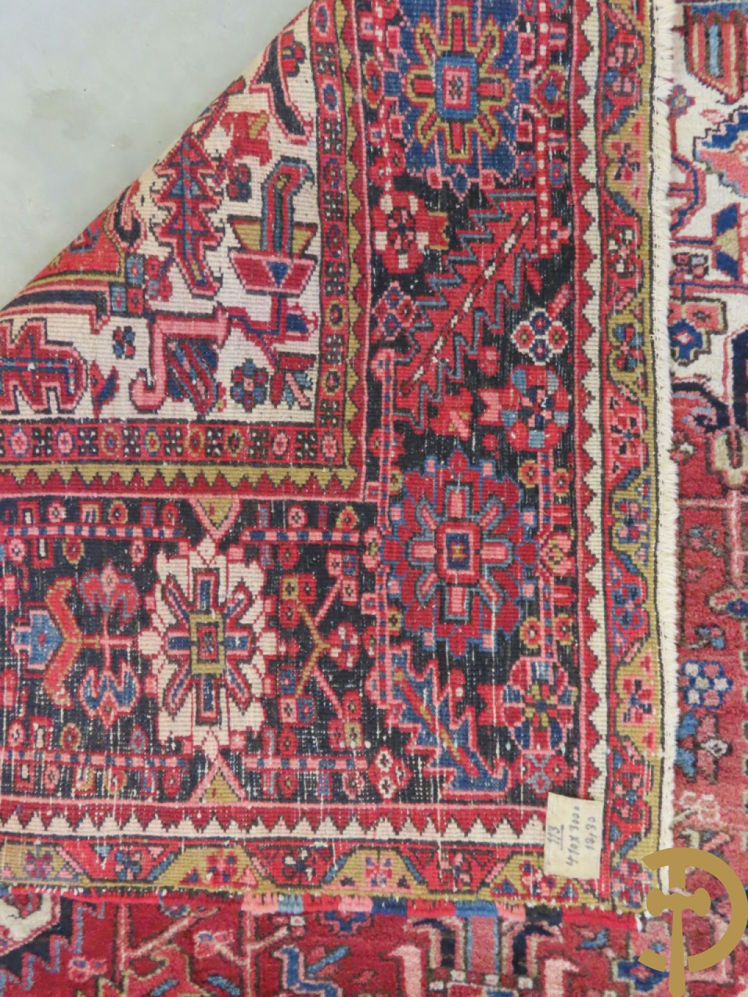 Oosters handgeknoopt tapijt Heriz