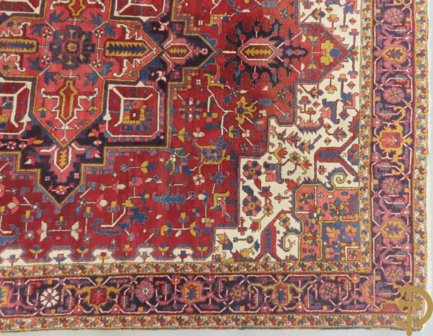 Oosters handgeknoopt tapijt Heriz