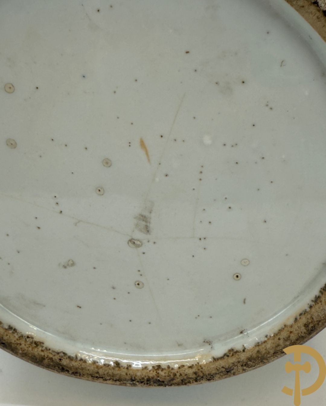 Chinese porseleinen vaas met vogel- en bloemendecor