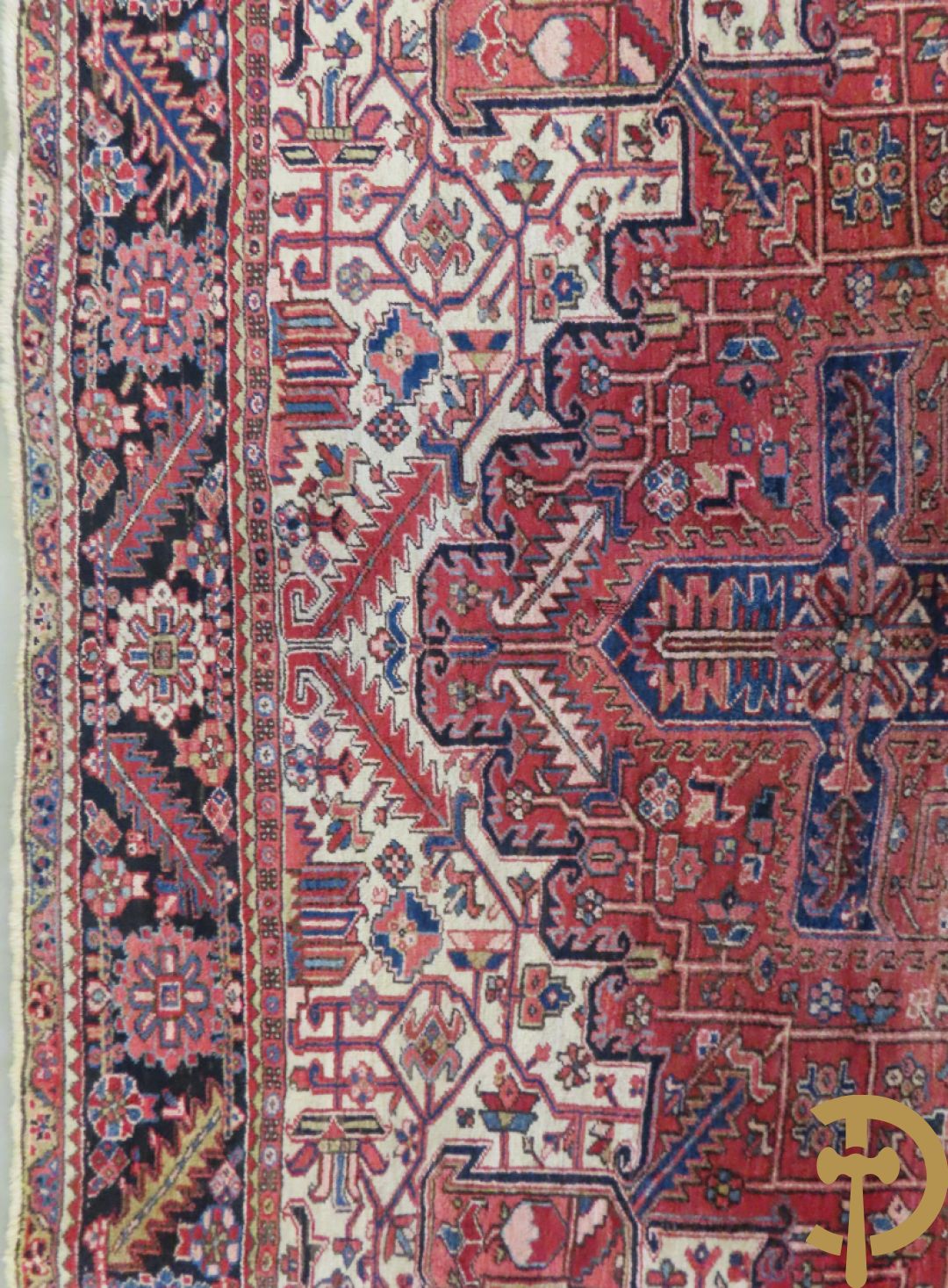 Oosters handgeknoopt tapijt Heriz