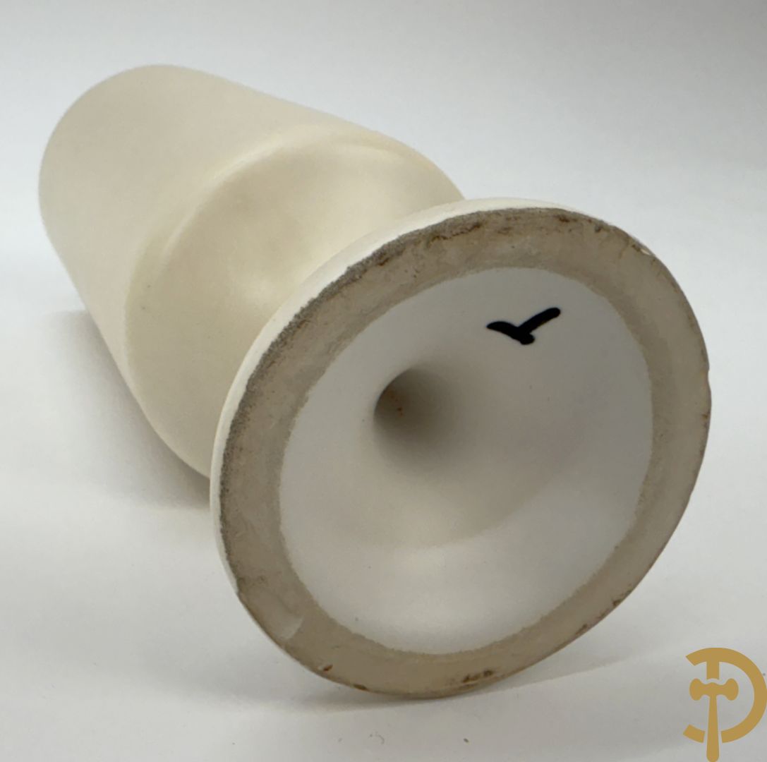 Whisky schenkvaas en 7 keramieken bekers met verschillende decors, Capron Vallauris