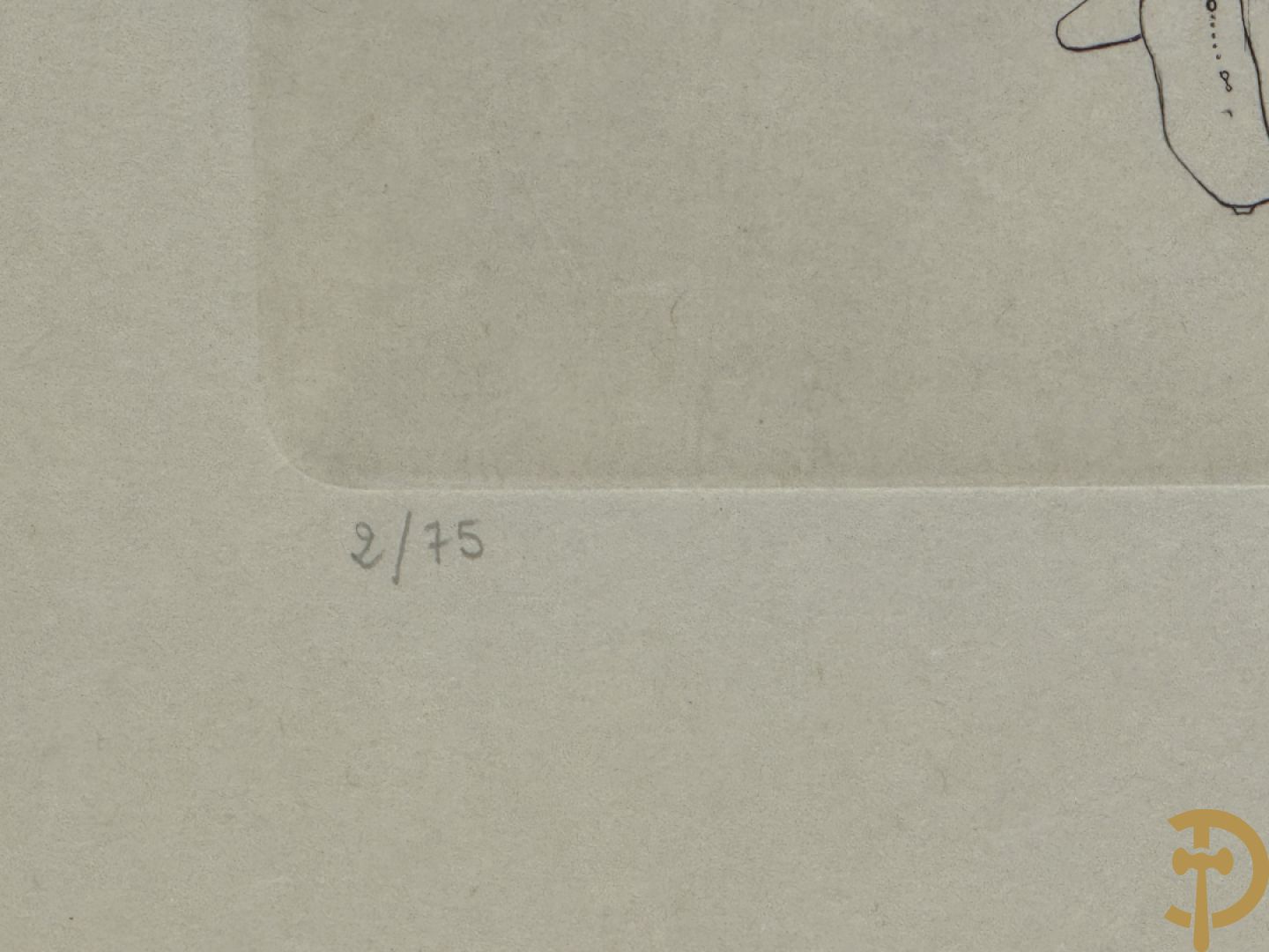 FINI Leonor getekend - Reeks van 4 gravures met meisjes - 2/75