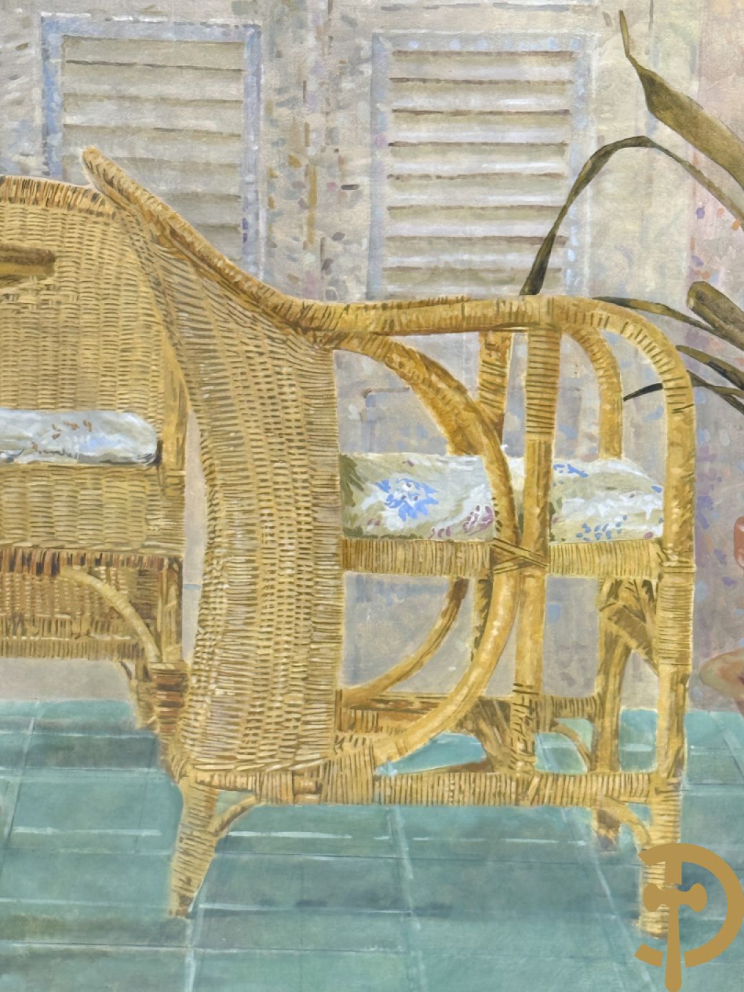 SCHLEE J. (Jaap) getekend Patio 1980-1981, 