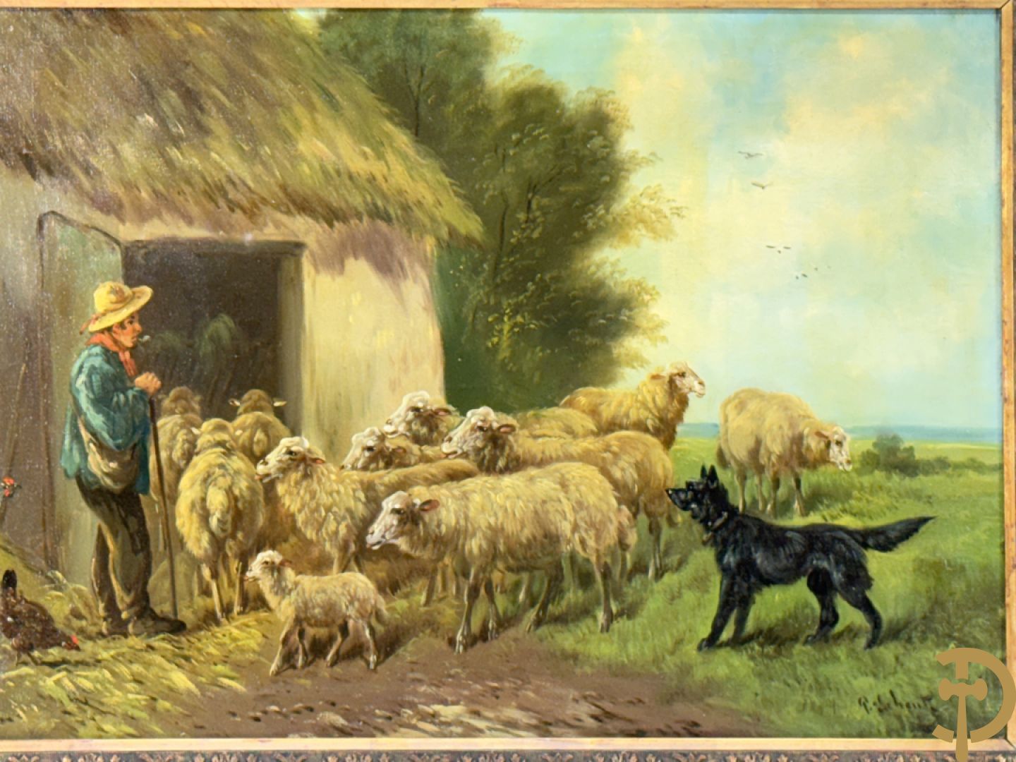 SCHOUTEN P. getekend 