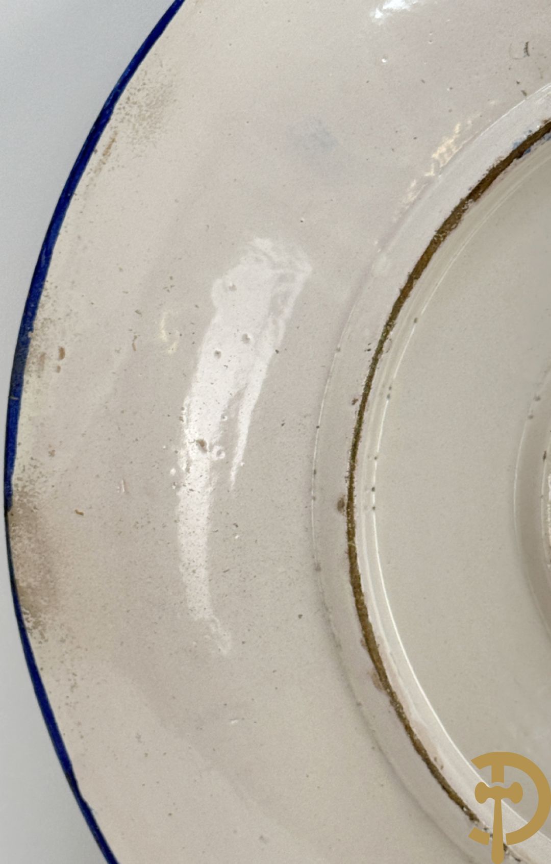 Ronde Italiaanse schotel met portret van Filippi Detto Botticelli