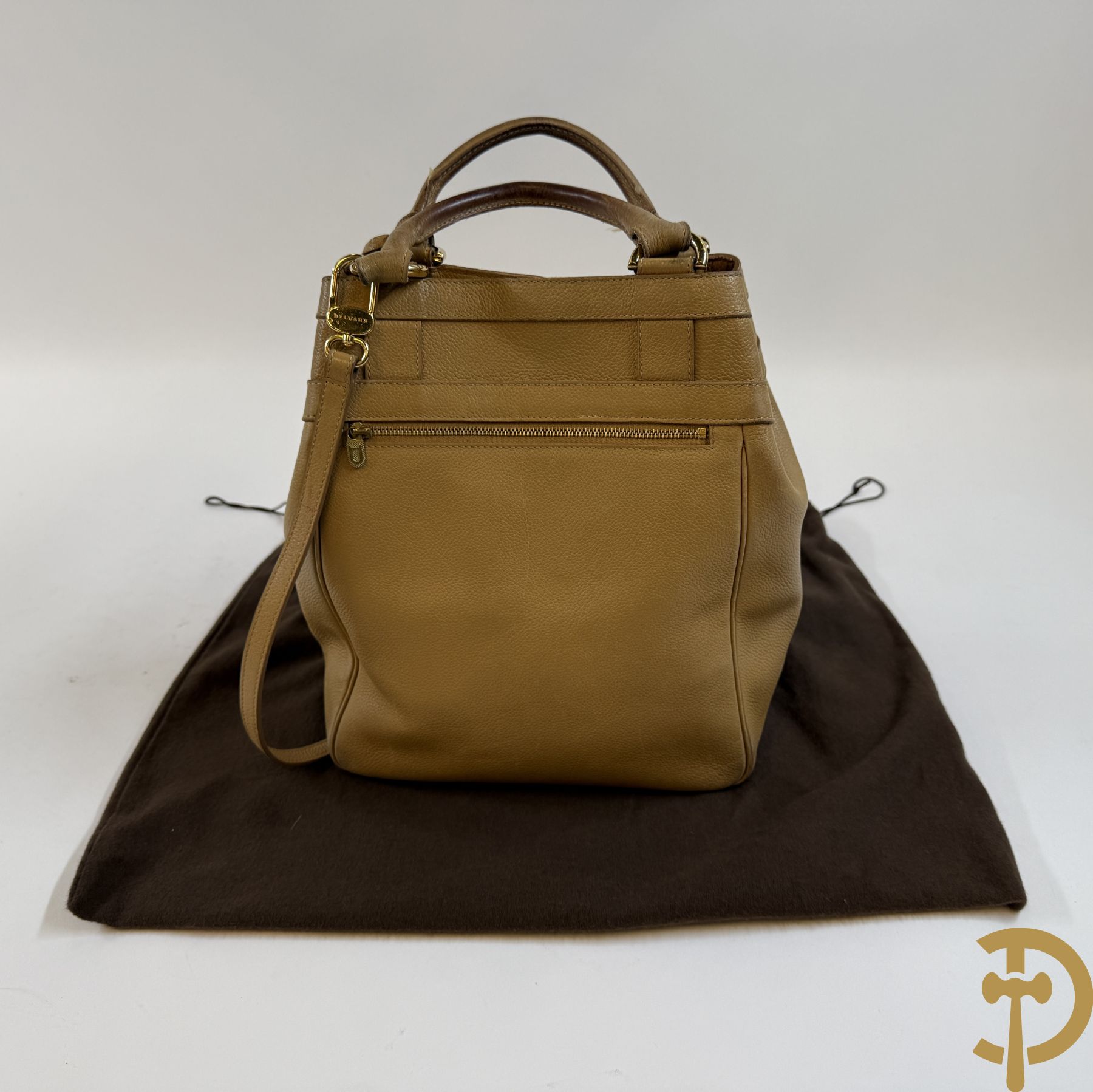 Lederen handtas Delvaux