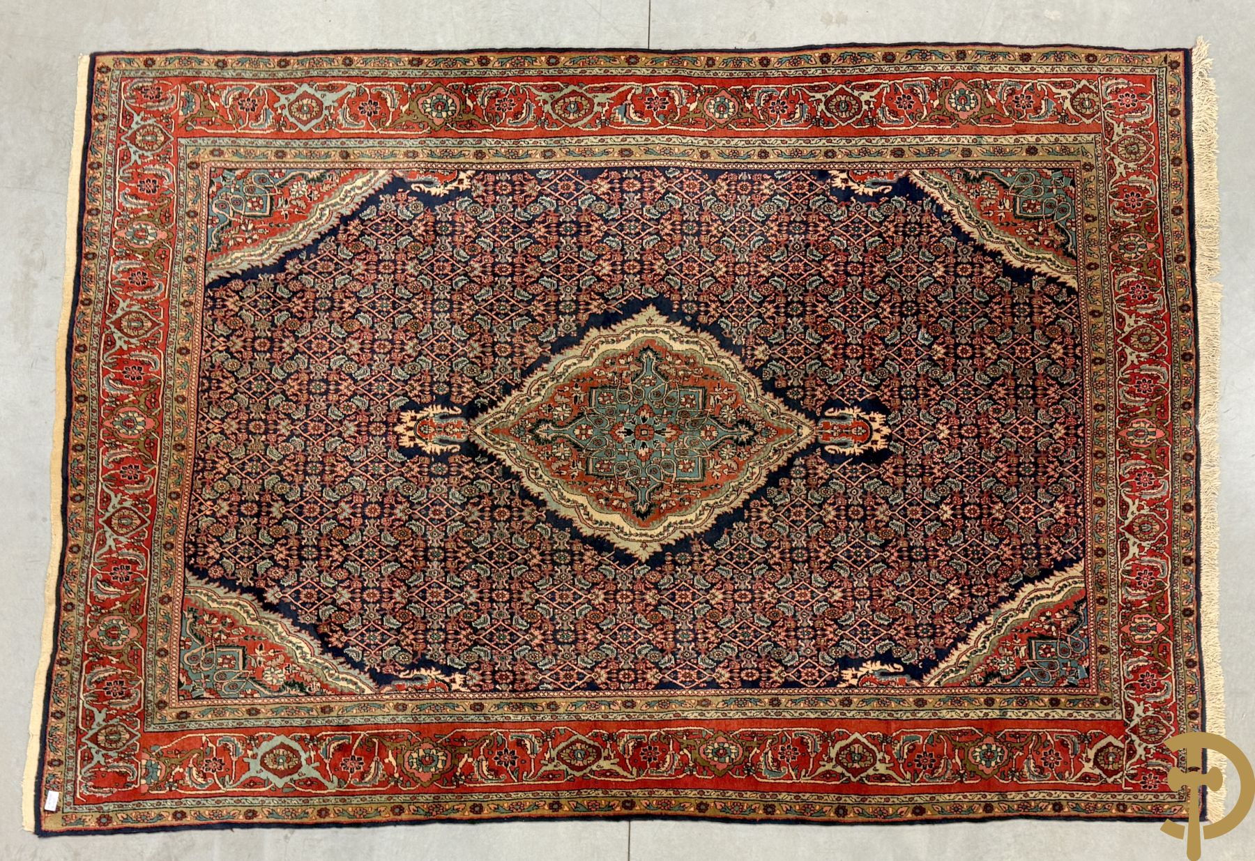 Oosters handgeknoopt tapijt Bidjar