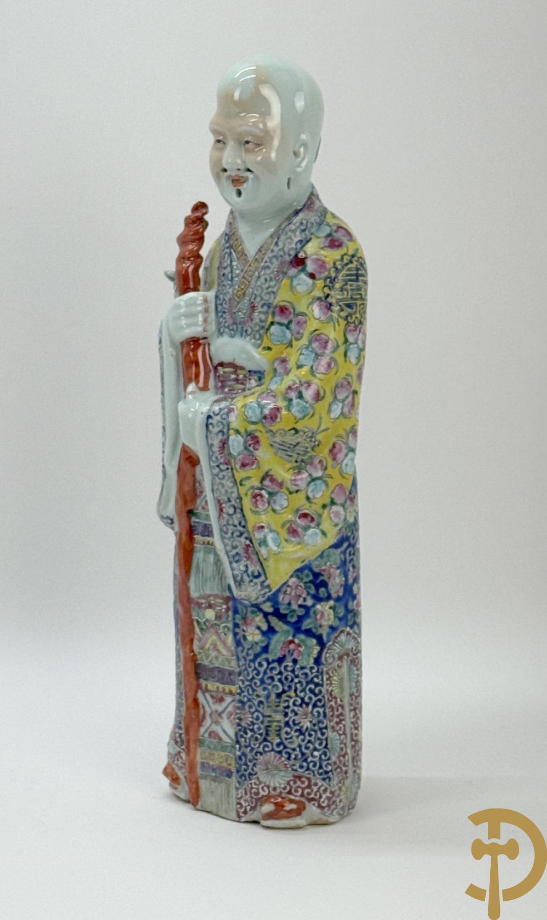 Chinese porseleinen handgekleurde wijsgeer