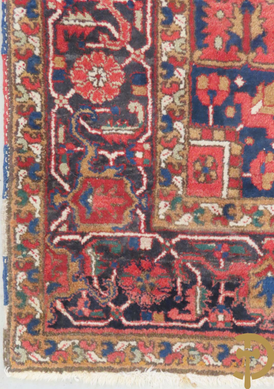 Oosters handgeknoopt tapijt Heriz