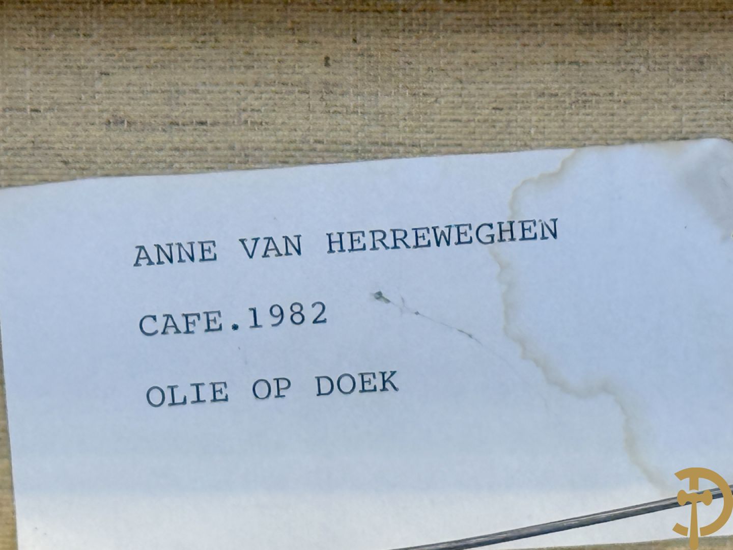 VAN HERREWEGHEN A. getekend 1982 