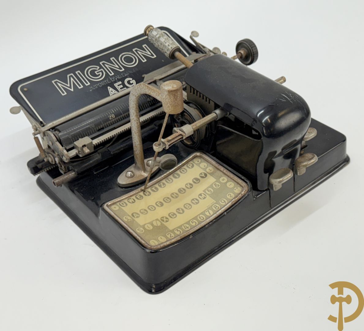 Typmachine uit de jaren 1920 / 30, Mignon model 4 AEG Technotype