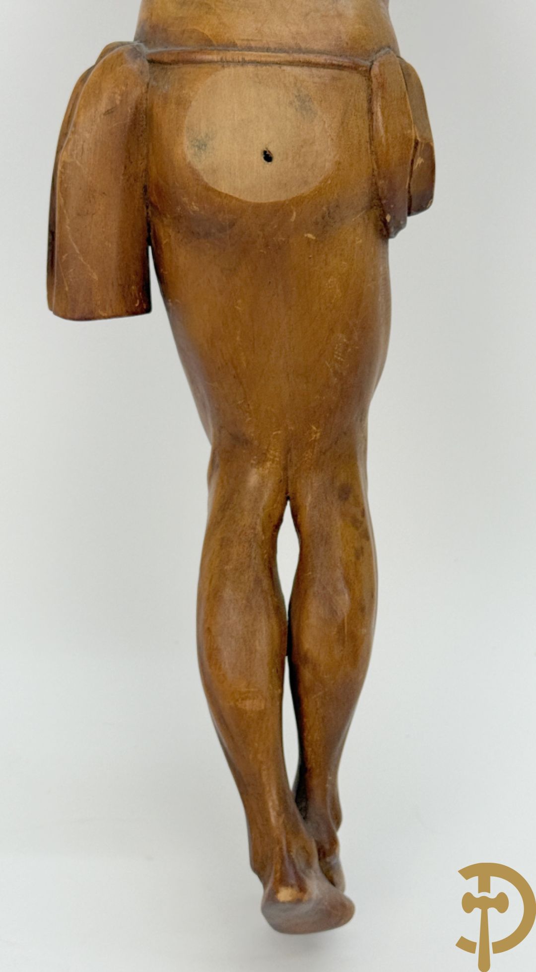 Gesculpteerde houten Jansenistische corpus