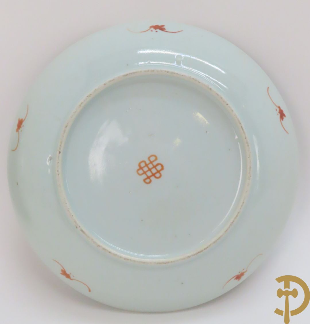 Lot Chinese porseleinen bordjes w.o. Famille rose en Kanton