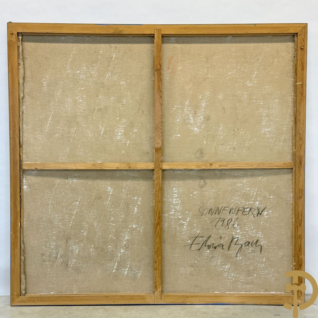 BACH Elvira 1986 getekend verso 