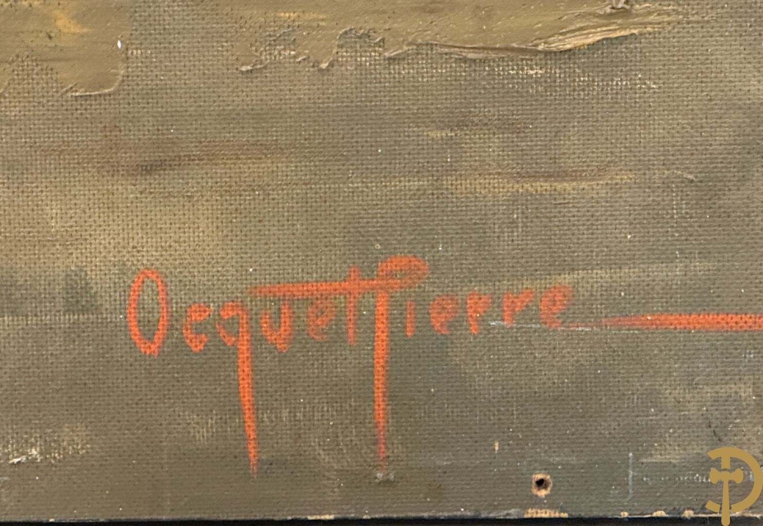 OCQUET Pierre getekend 