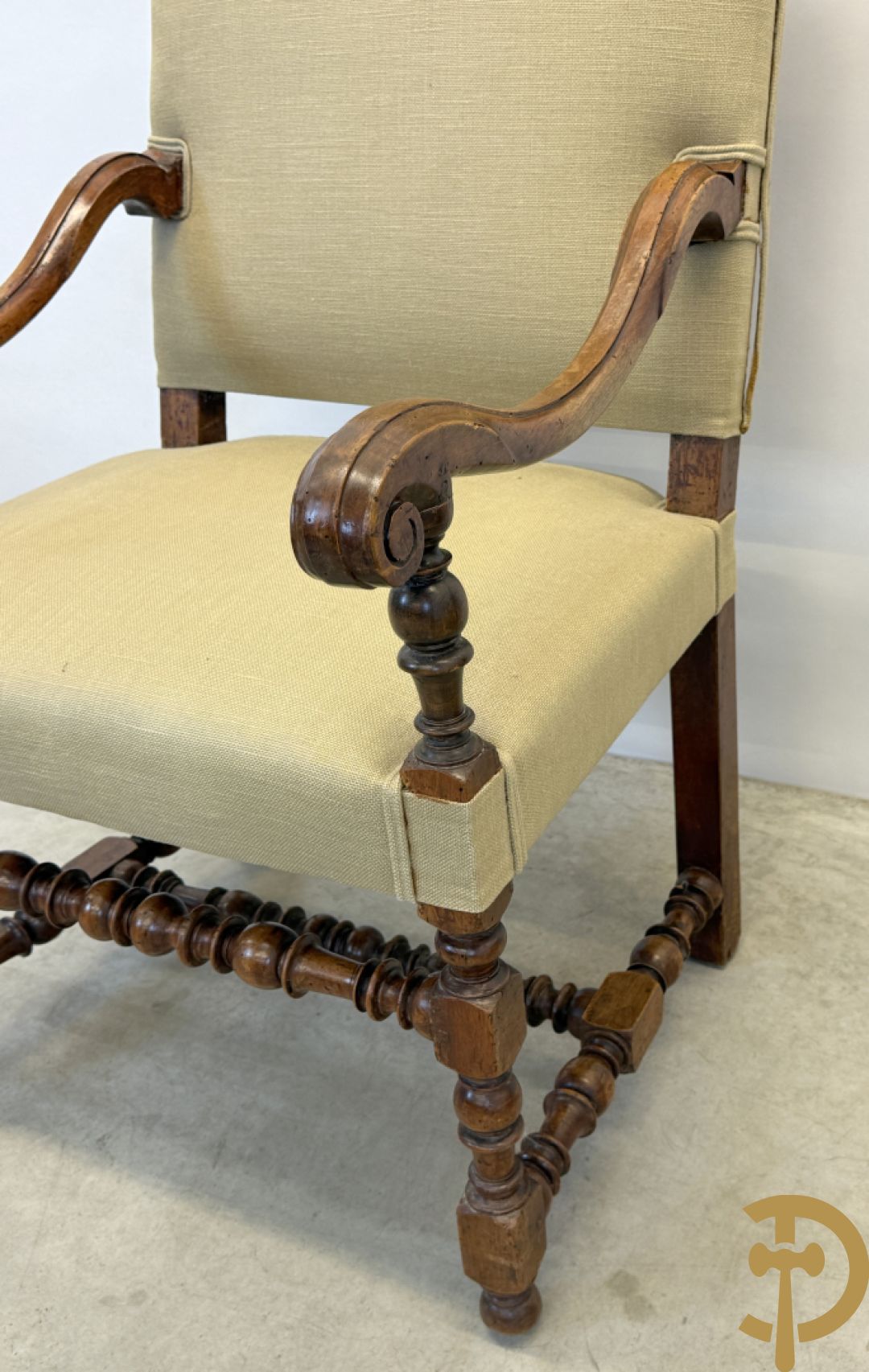 Paar notelaren Louis XVIII armzetels