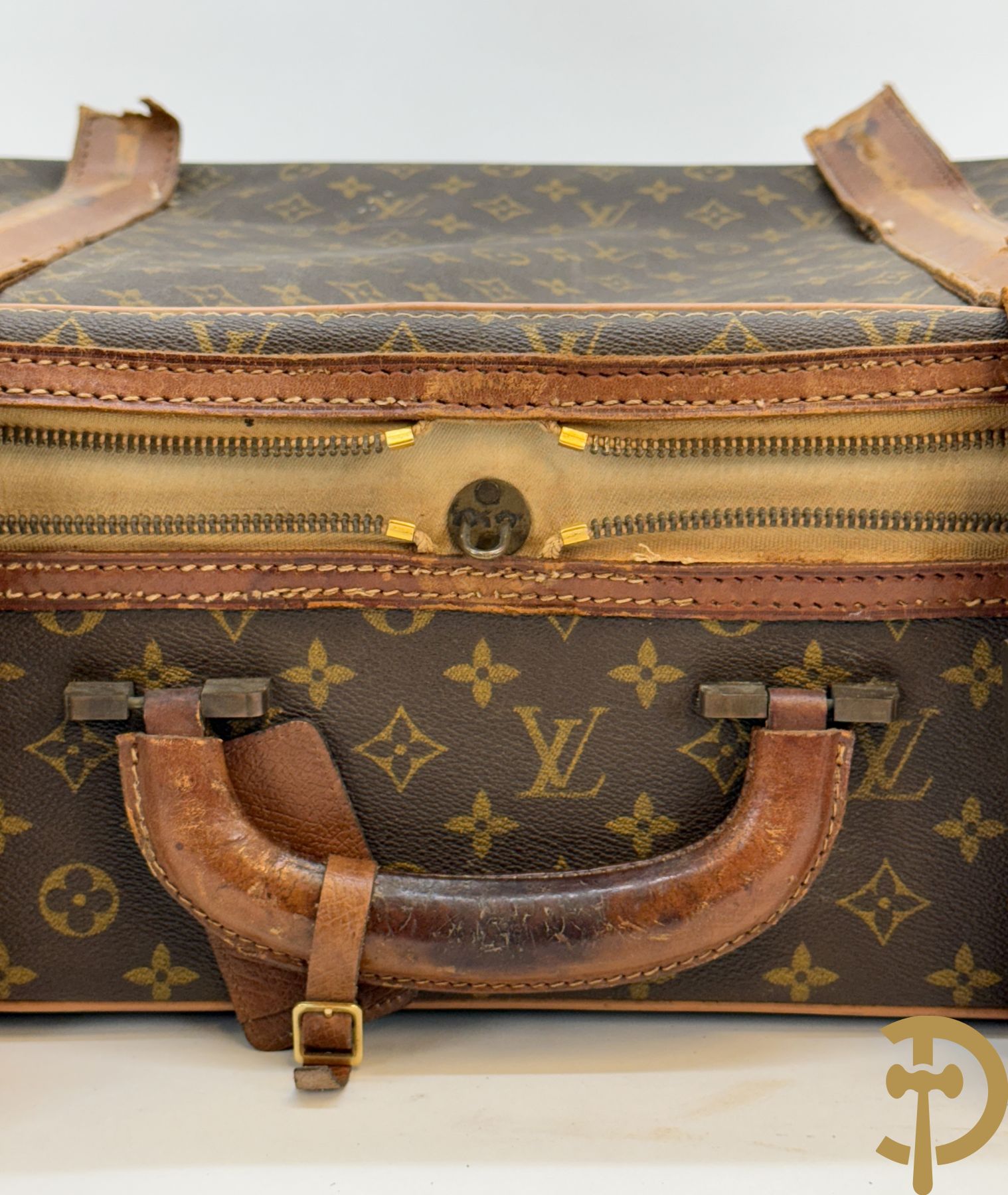 Lederen valies Louis Vuitton