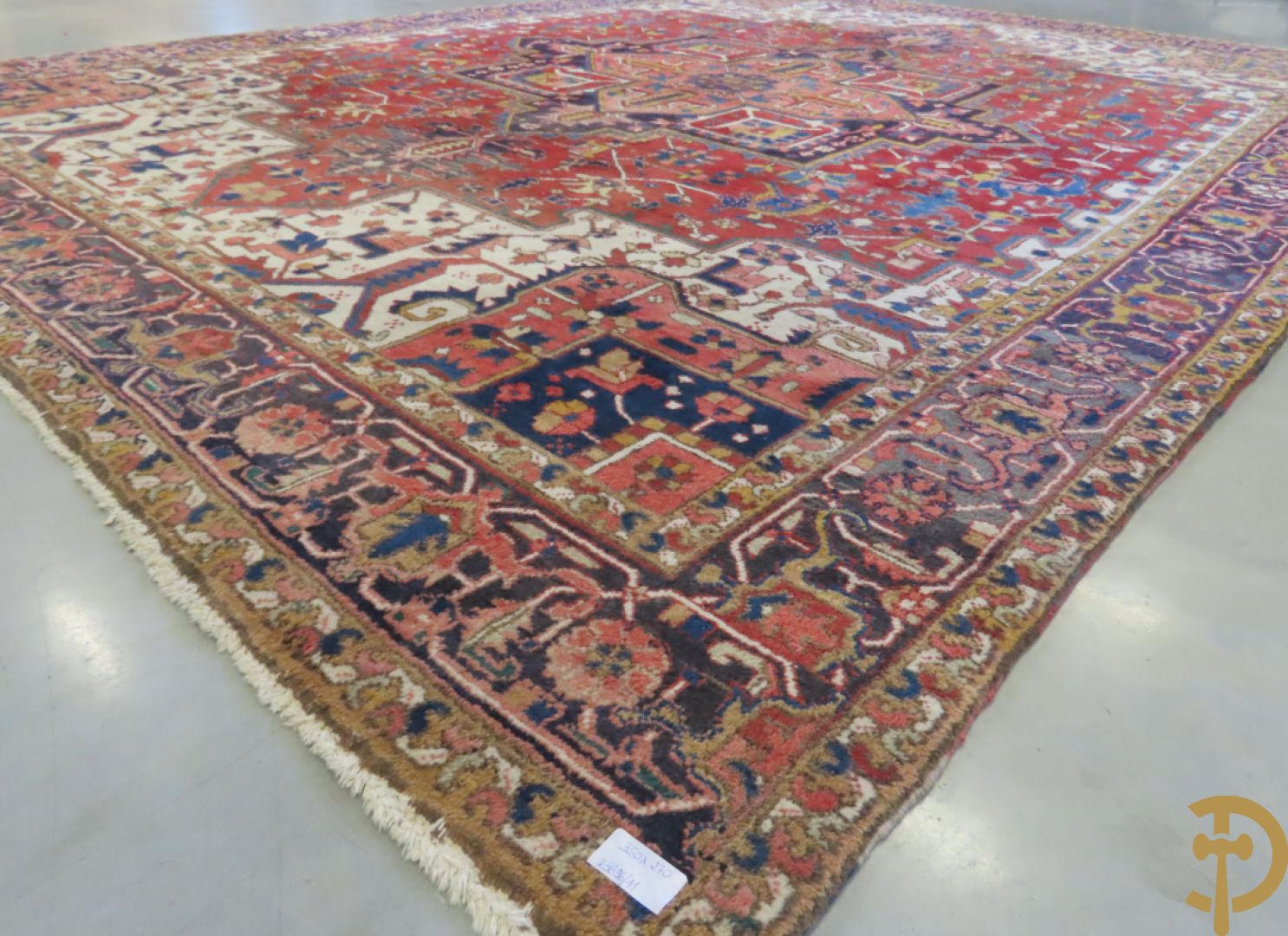 Oosters handgeknoopt tapijt Heriz