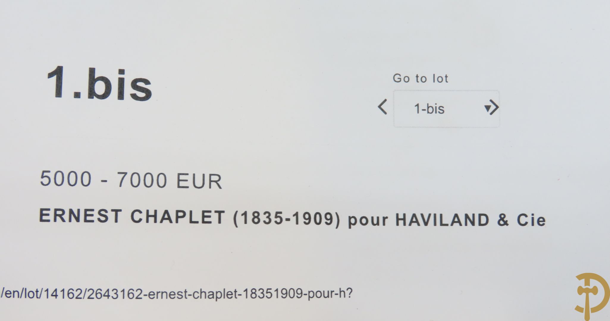 Uitzonderlijke vaas in Grès met dubbel floraal decor van man leunend tegen boom en natuurlandschap ontworpen door Ernest Chaplet voor Haviland & Cie, onderaan gemerkt, bedrukt met nummer 45 en geschreven nummer 184