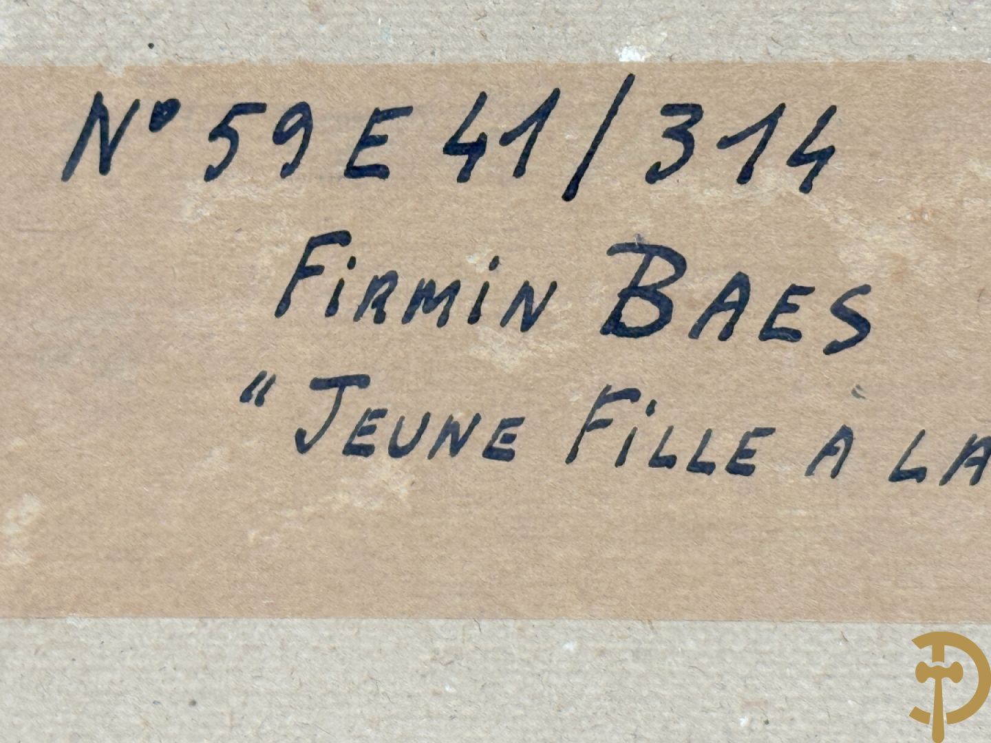 BAES Firmin getekend 