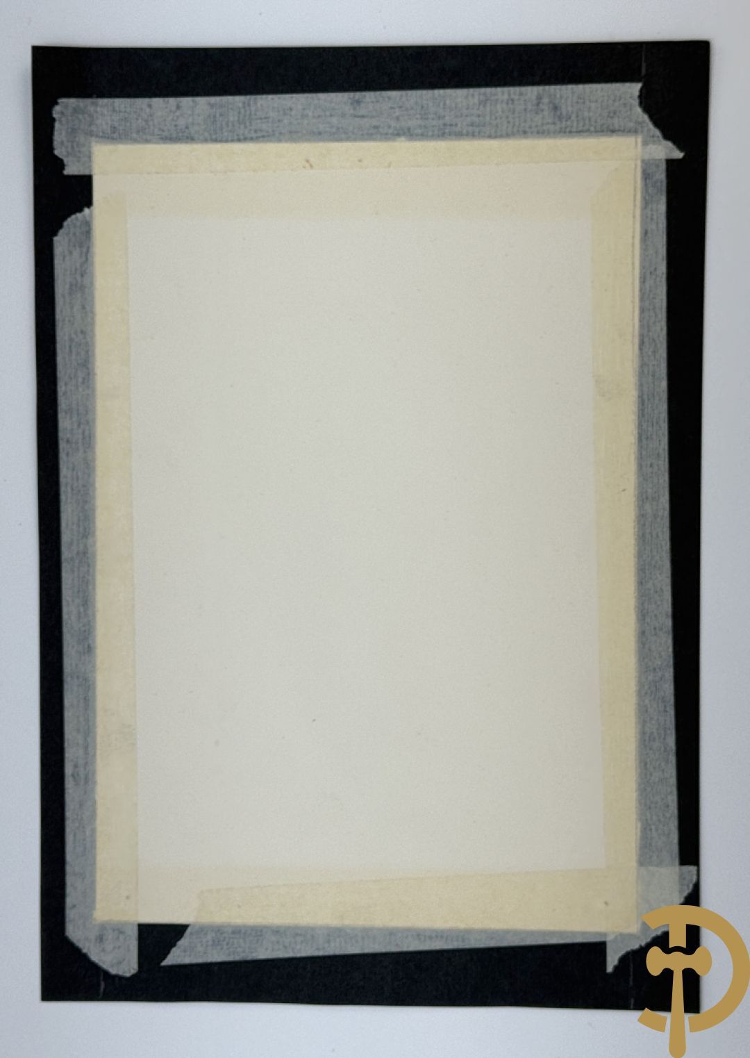 HARTUNG (Hans) getekend Moderne abstracte inkttekening + modern abstract werk inkttekening