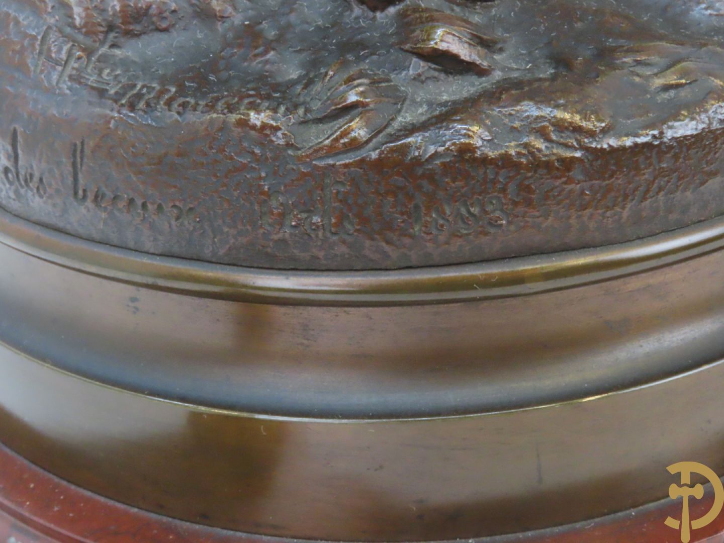 MOREAU Hte. getekend Exposition des Beaux-Arts 1883 