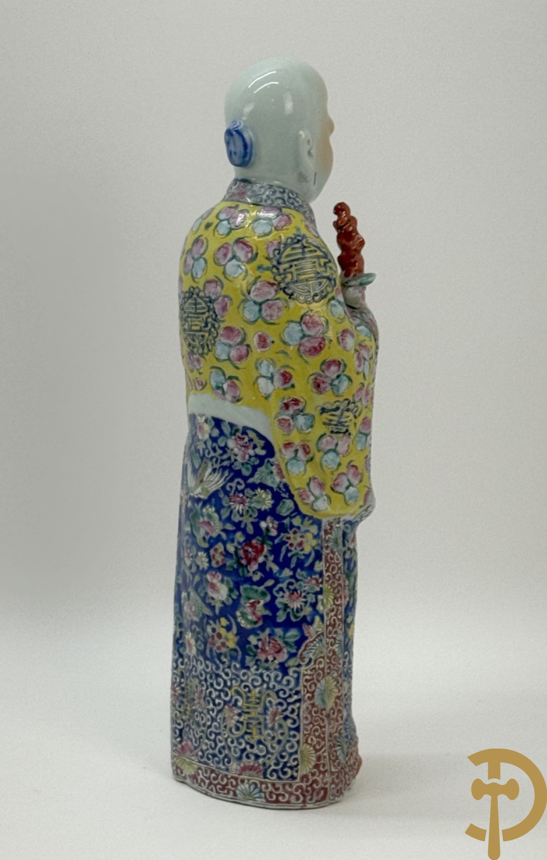 Chinese porseleinen handgekleurde wijsgeer