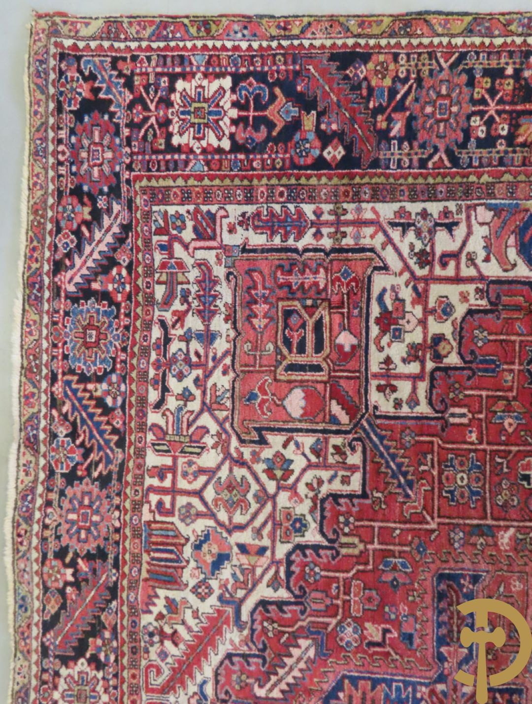 Oosters handgeknoopt tapijt Heriz