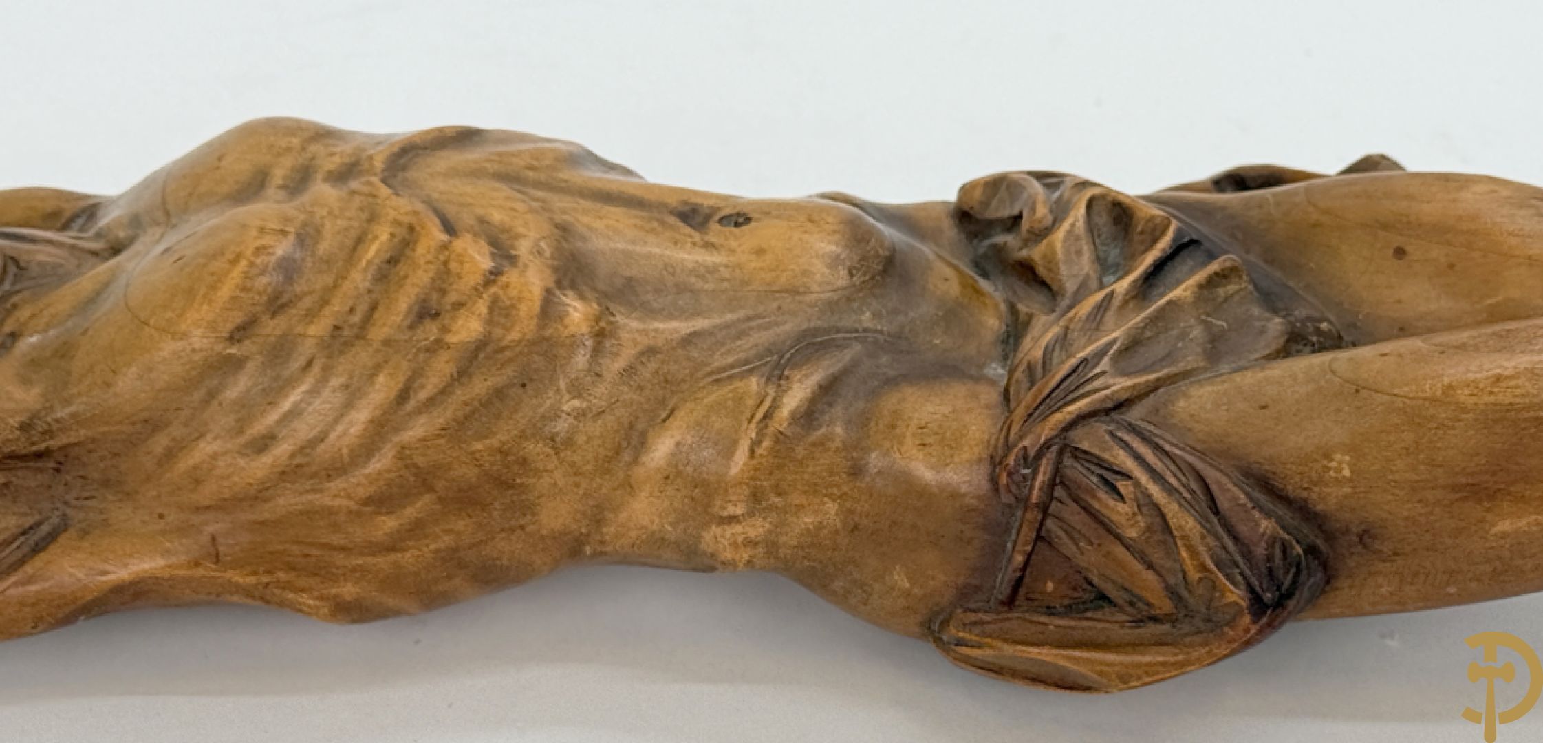 Gesculpteerde houten Jansenistische corpus