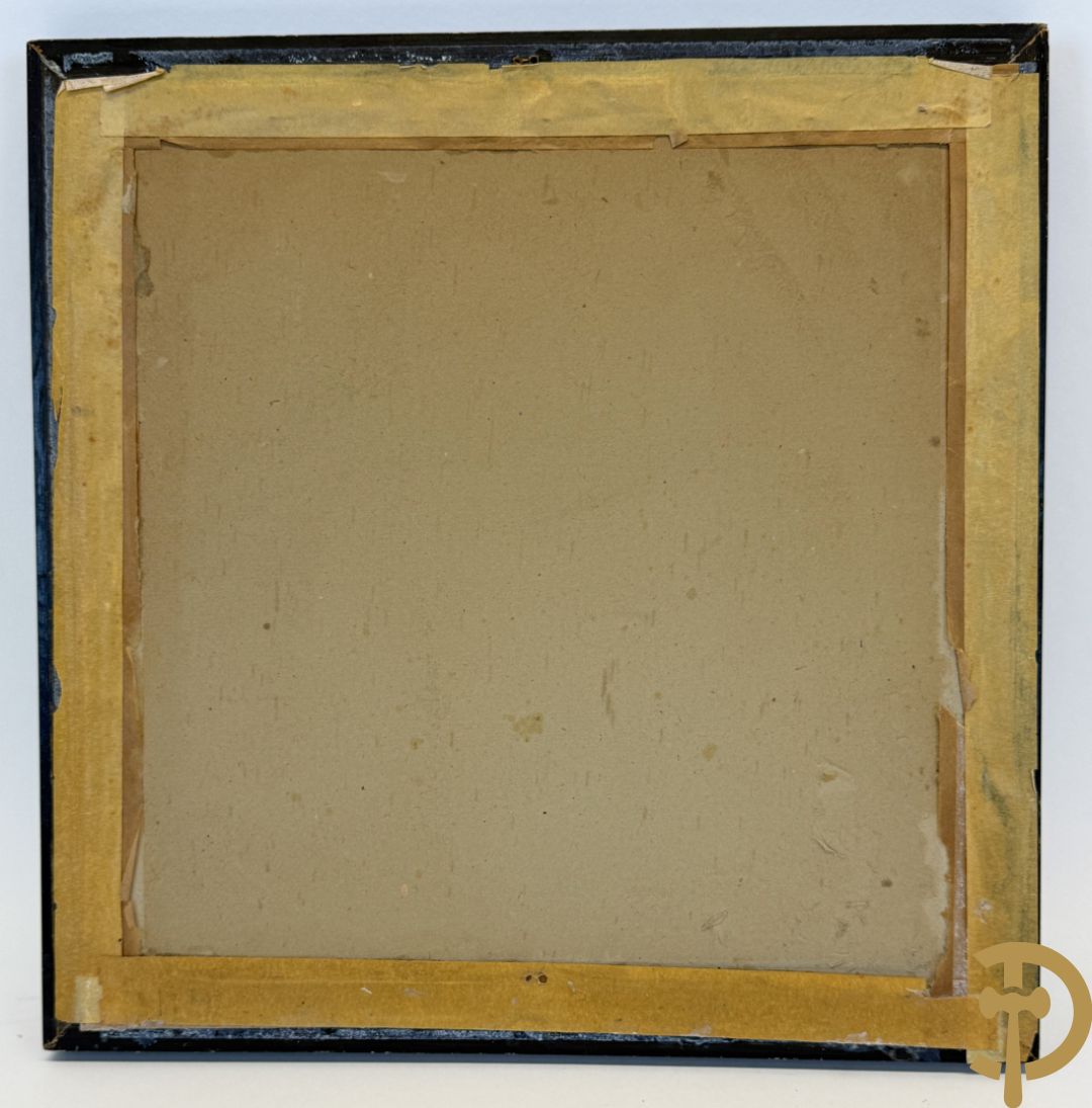 Drie ronde Aziatische zijdeschilderingen + Aziatische zijdeschildering