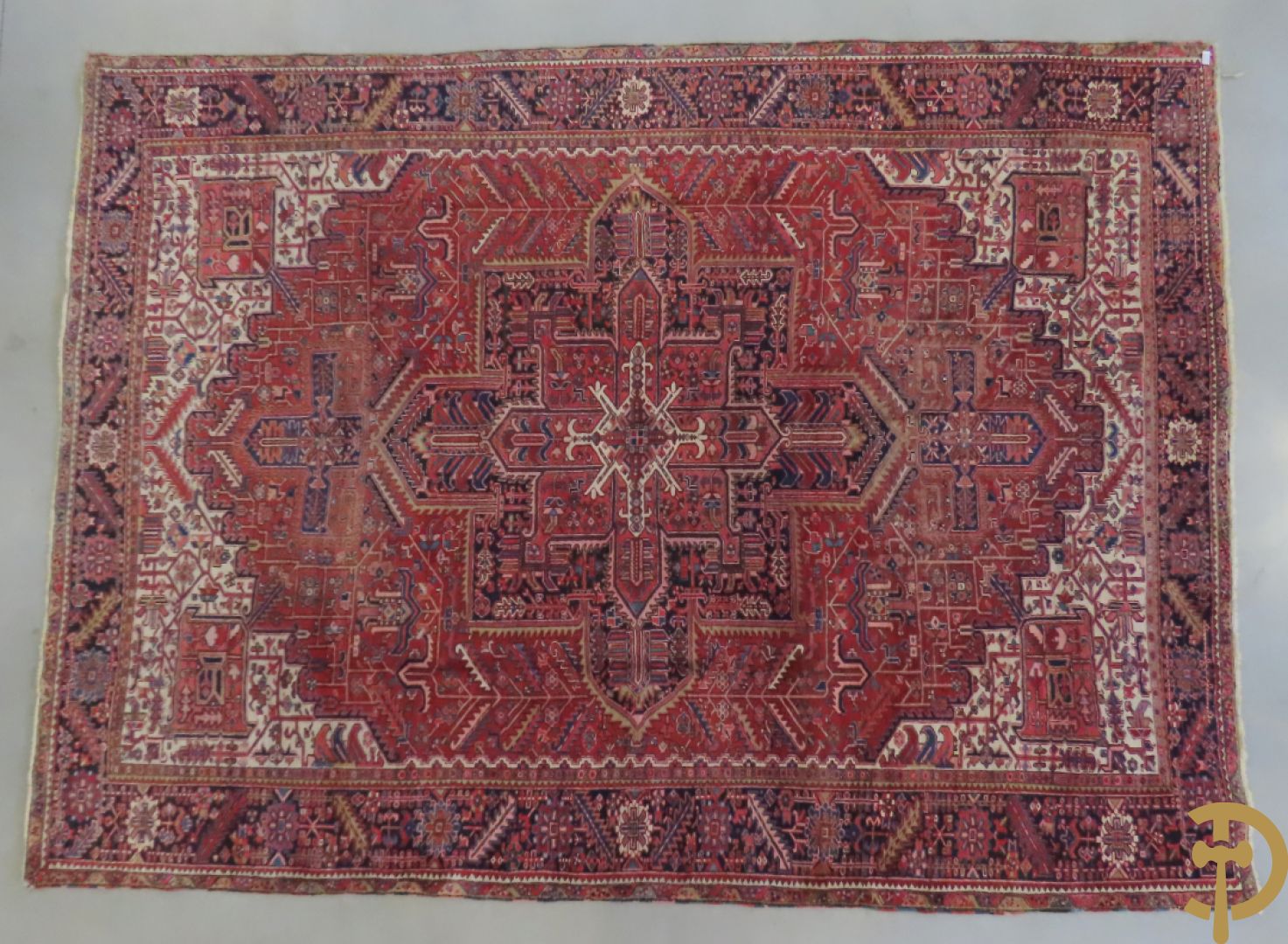 Oosters handgeknoopt tapijt Heriz