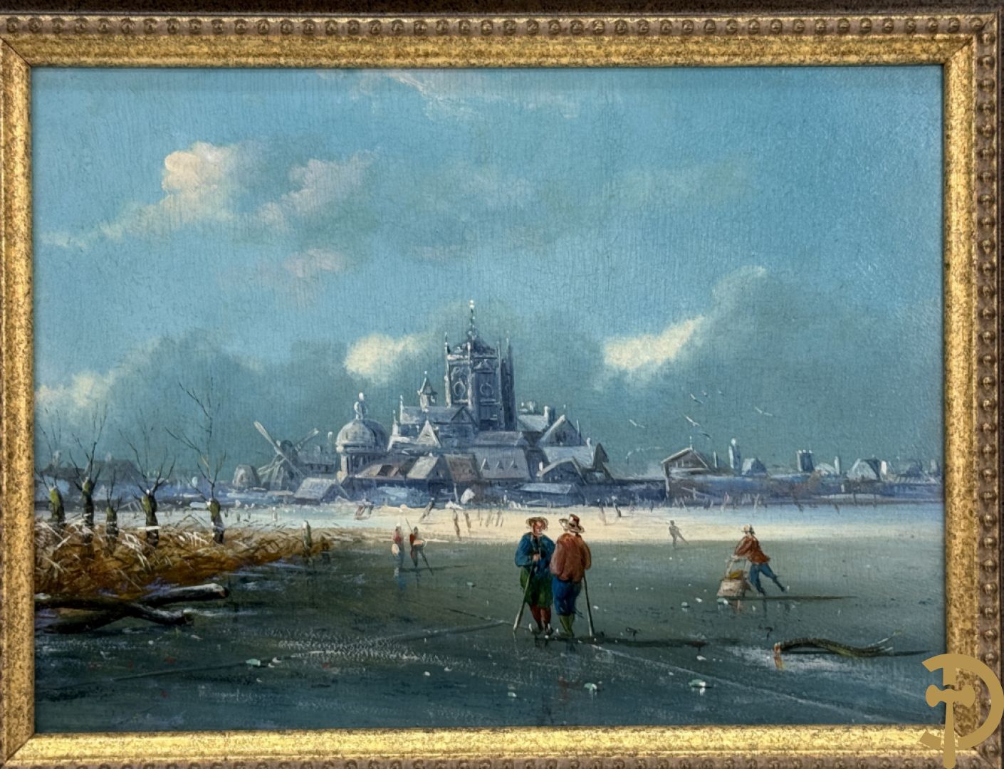 Onleesbaar getekend links onder (Ron...) 