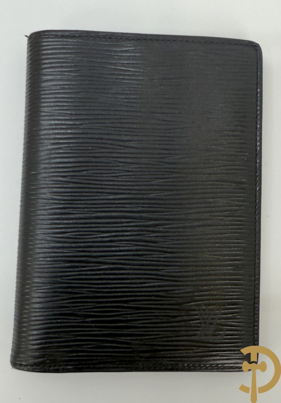 Lederen Louis Vuitton clutch + zwart lederen portefeuille Louis Vuitton