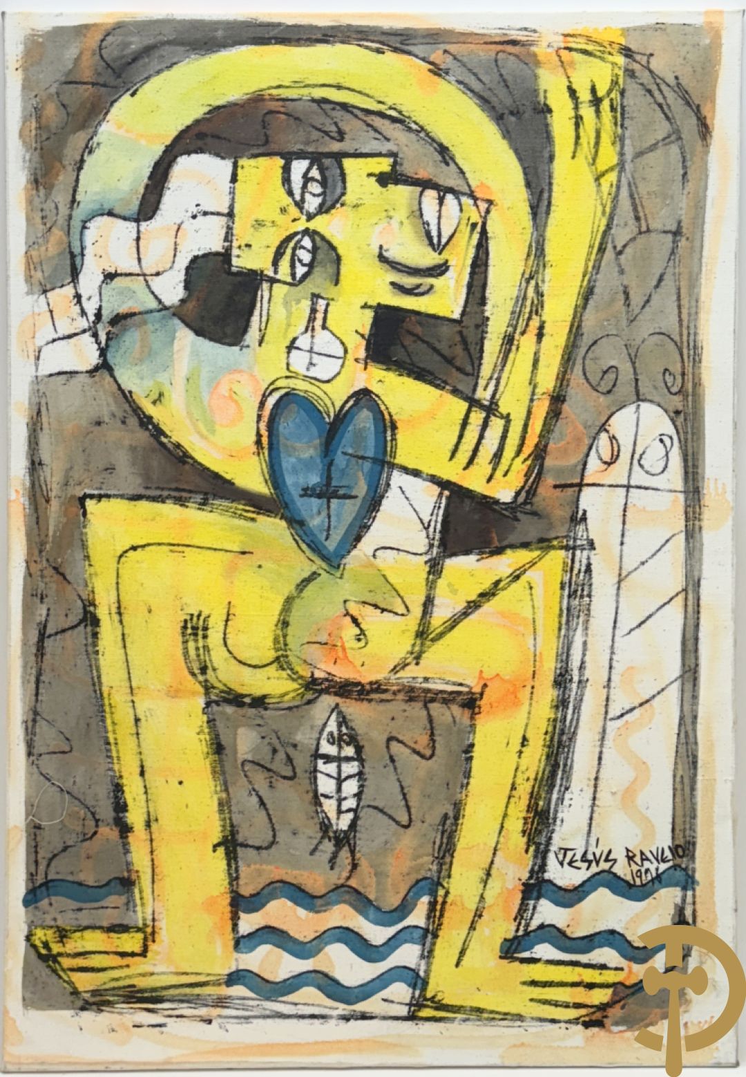 RAVEIO Jesus getekend 1996 