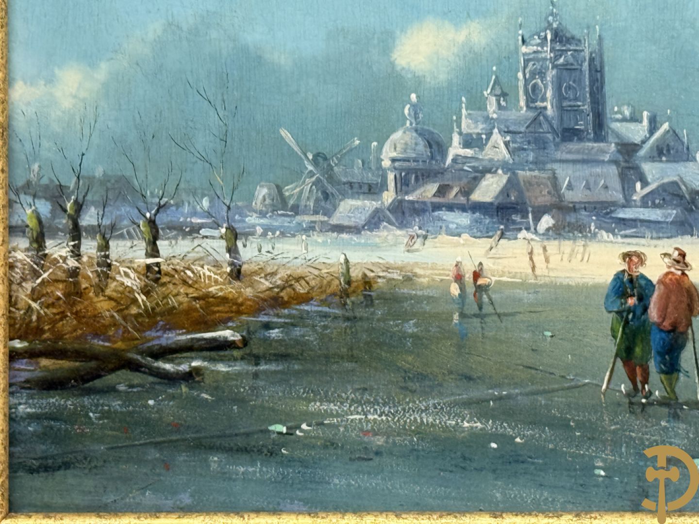 Onleesbaar getekend links onder (Ron...) 