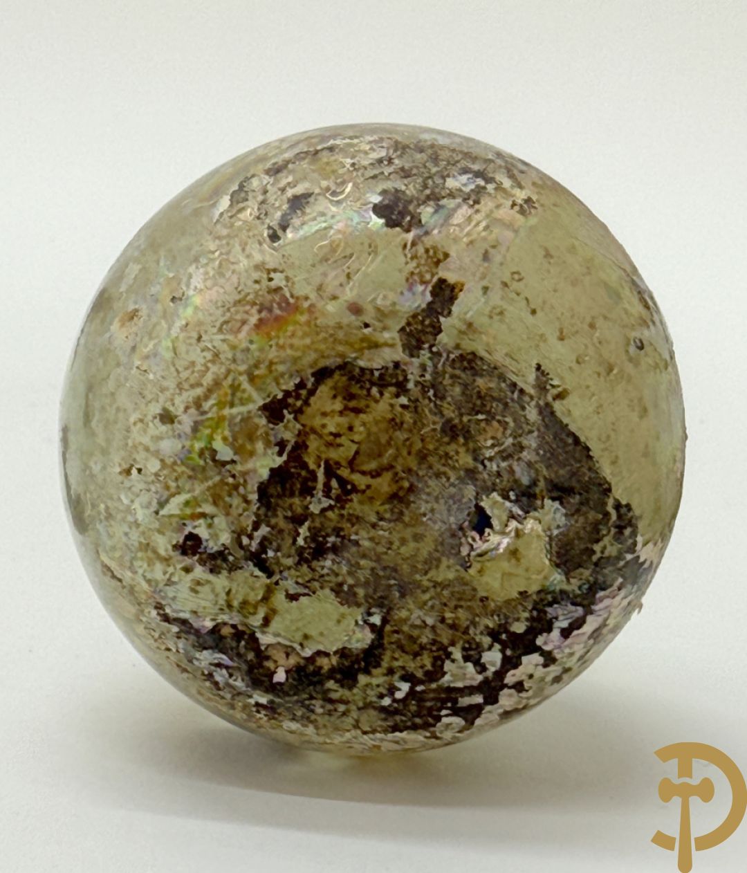 Drie antieke Romeinse glazen flesjes