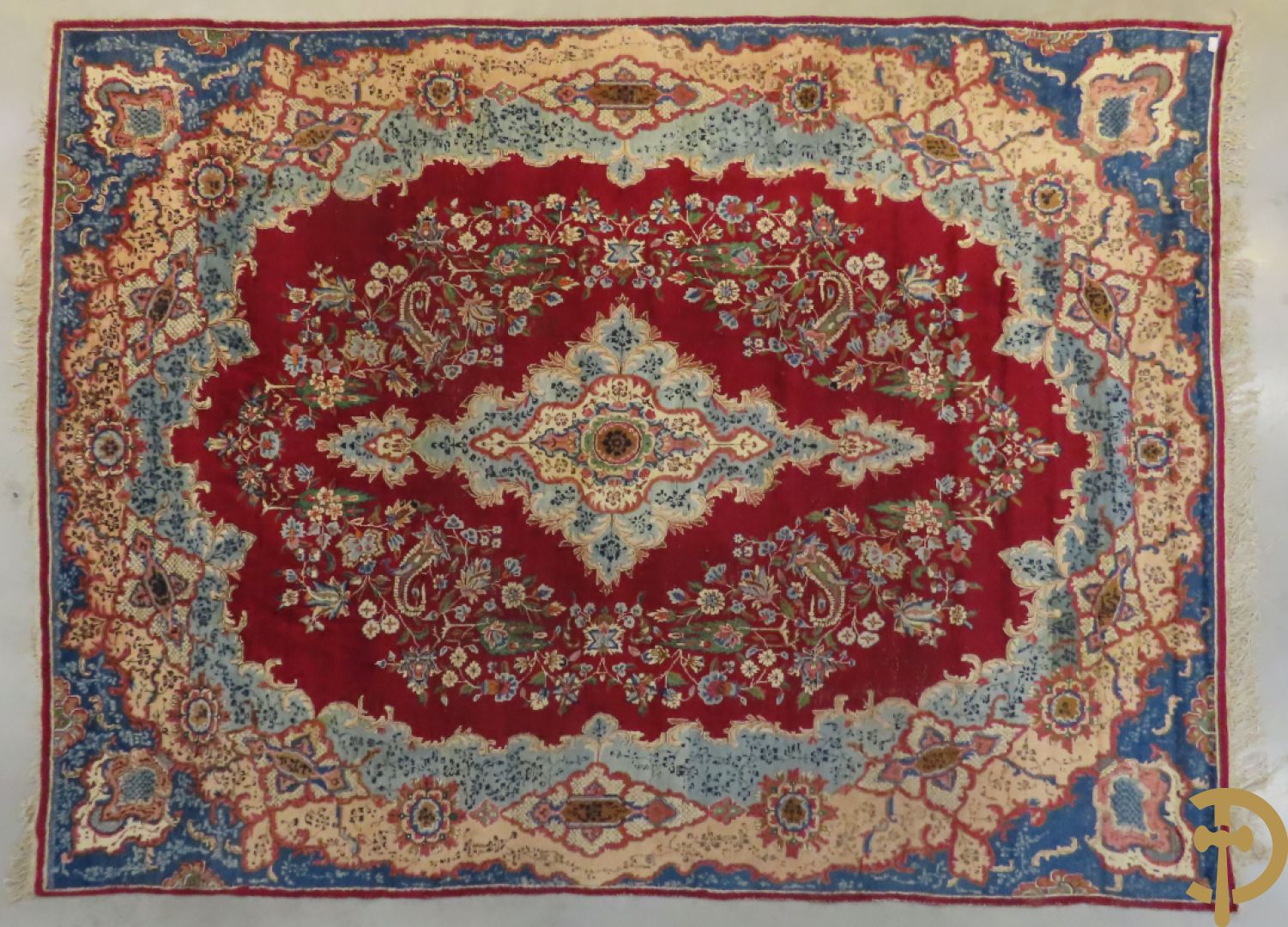 Oosters handgeknoopt tapijt Kirman Royal