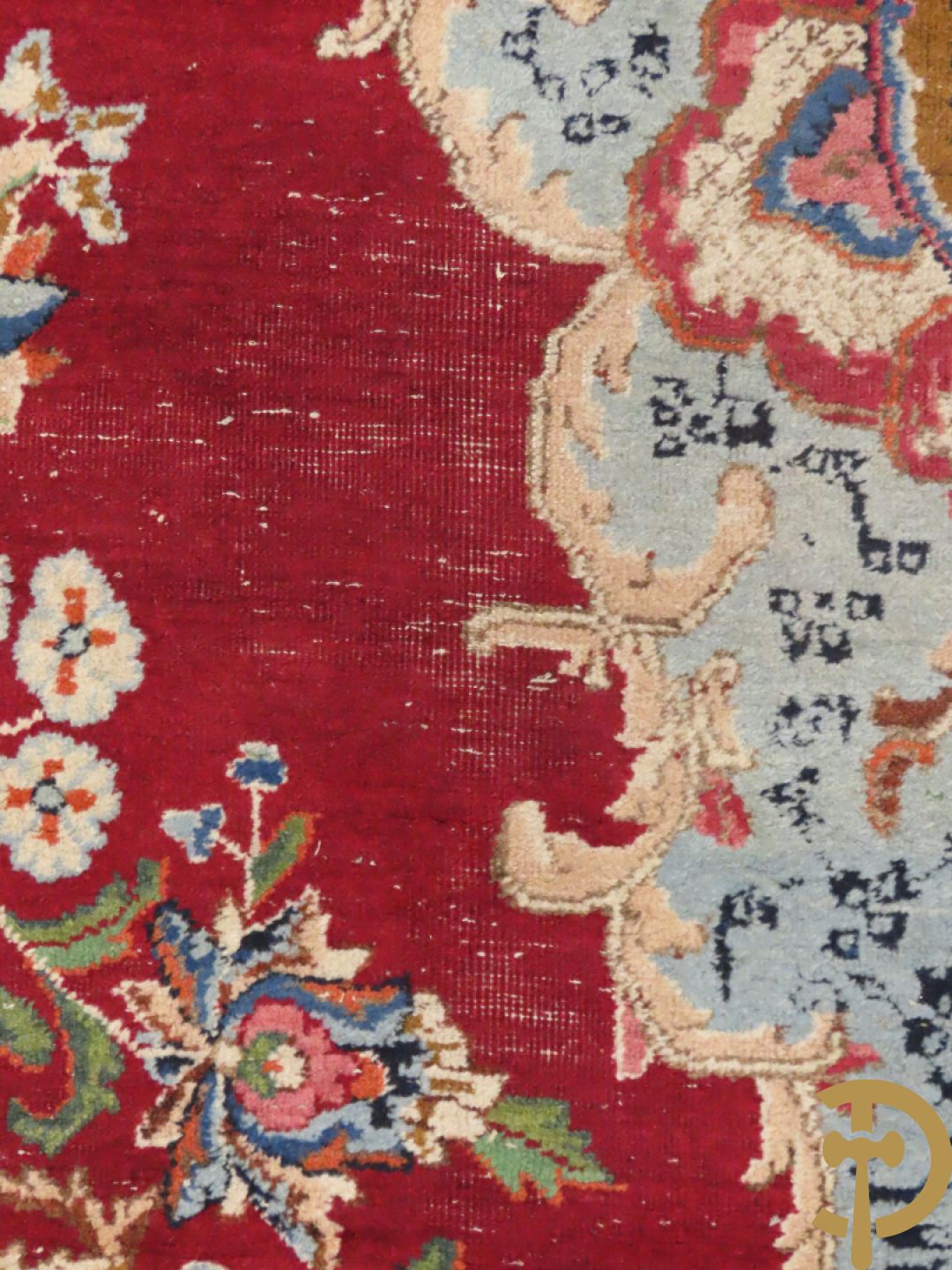 Oosters handgeknoopt tapijt Kirman Royal