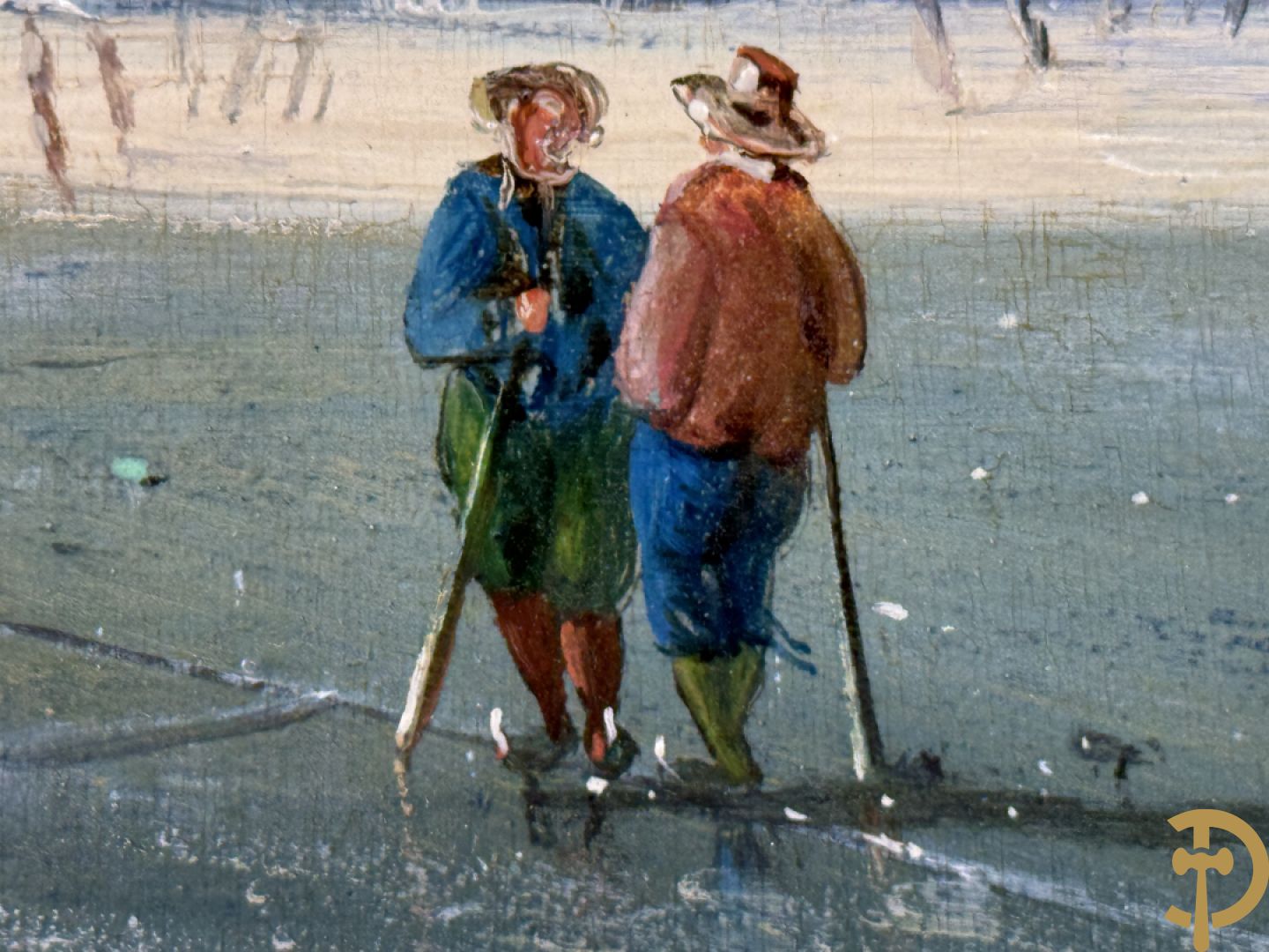 Onleesbaar getekend links onder (Ron...) 