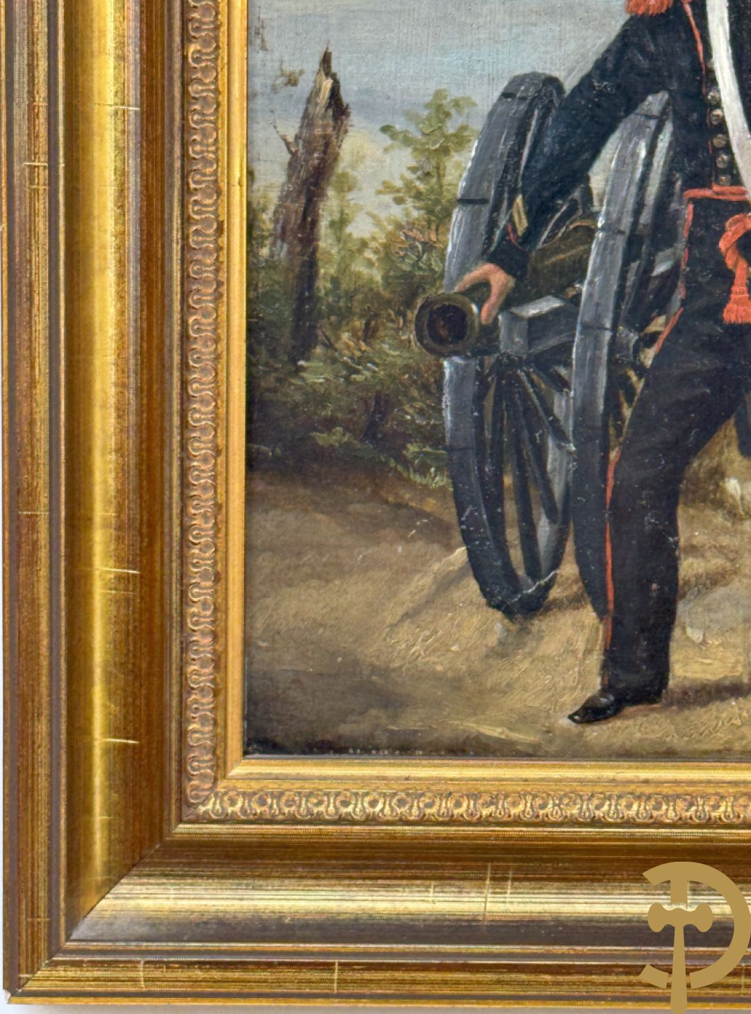 F.M. gemonogrammeerd 1832 